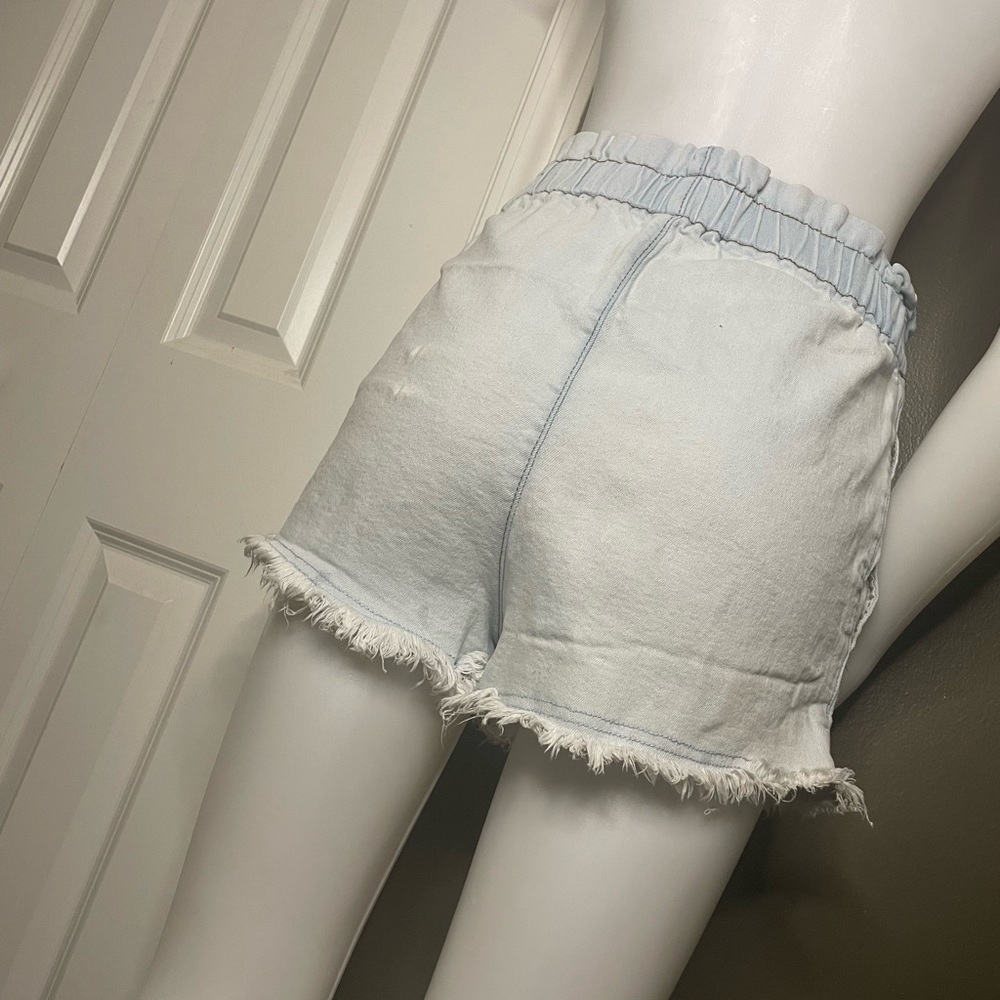 Material Girl Jean pull on shorts
